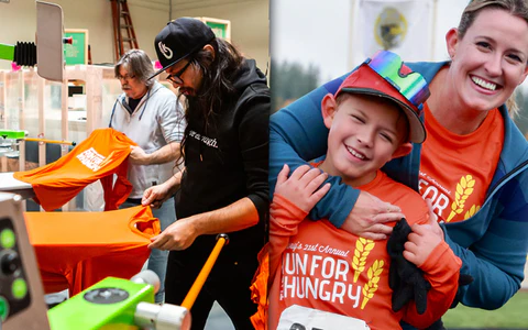 Screen printed youth apparel examples